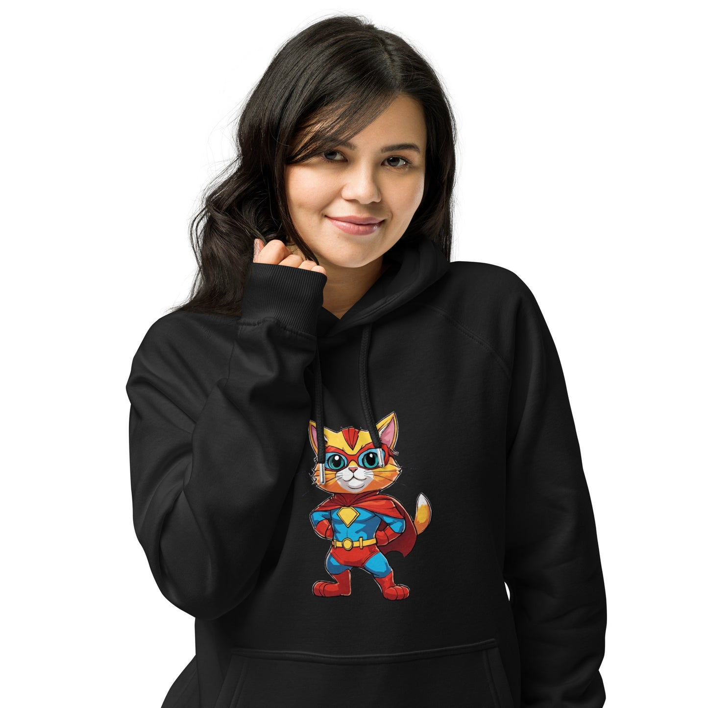 Sweat à capuche Unisexe Cat Super Héro SuperCat