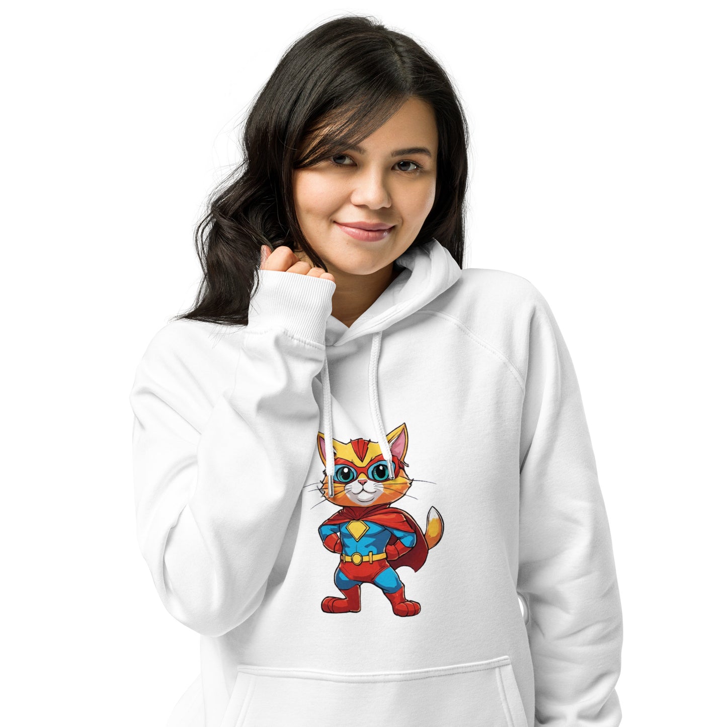 Sweat à capuche Unisexe Cat Super Héro SuperCat
